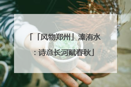 「风物郑州」溱洧水：诗意长河赋春秋