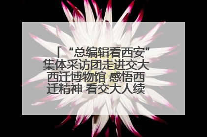 “总编辑看西安”集体采访团走进交大西迁博物馆 感悟西迁精神 看交大人续写爱国奋斗新篇章