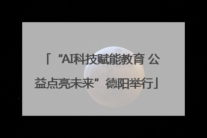 “AI科技赋能教育 公益点亮未来”德阳举行