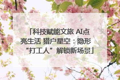科技赋能文旅 AI点亮生活 猎户星空：隐形“打工人”解锁新场景