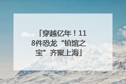 穿越亿年！118件恐龙“镇馆之宝”齐聚上海