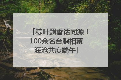 粽叶飘香话同源！100余名台胞相聚海沧共度端午