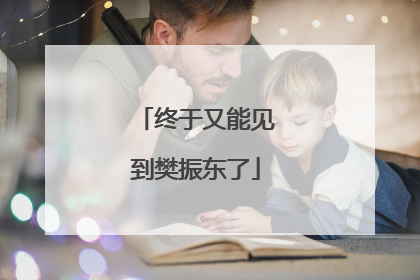 终于又能见到樊振东了