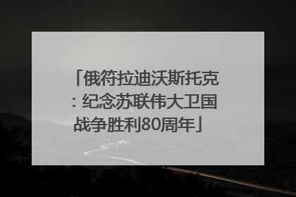 俄符拉迪沃斯托克：纪念苏联伟大卫国战争胜利80周年