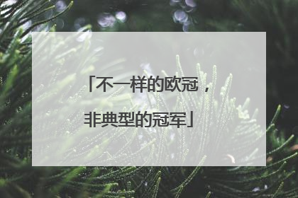 不一样的欧冠，非典型的冠军