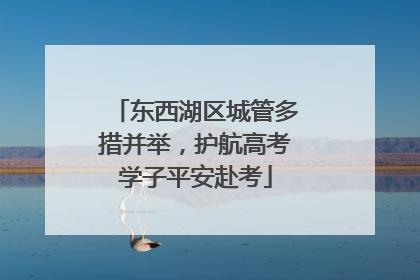 东西湖区城管多措并举，护航高考学子平安赴考