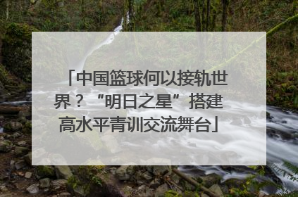 中国篮球何以接轨世界？“明日之星”搭建高水平青训交流舞台