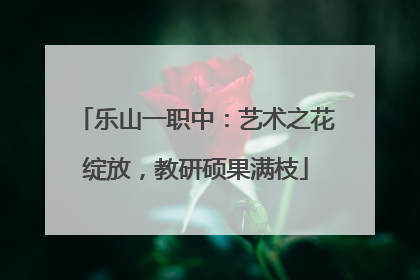 乐山一职中：艺术之花绽放，教研硕果满枝