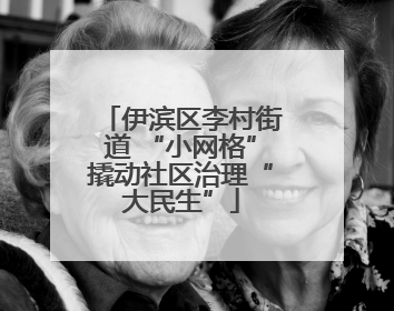 伊滨区李村街道 “小网格”撬动社区治理“大民生”