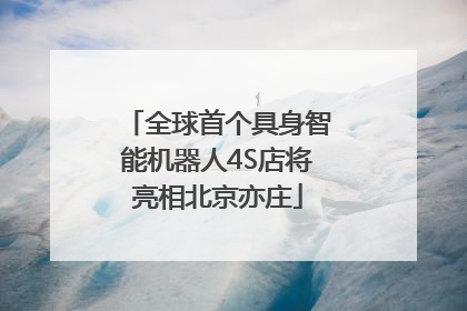 全球首个具身智能机器人4S店将亮相北京亦庄