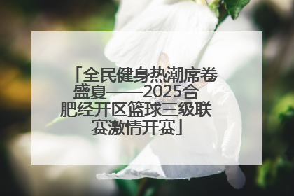 全民健身热潮席卷盛夏——2025合肥经开区篮球三级联赛激情开赛