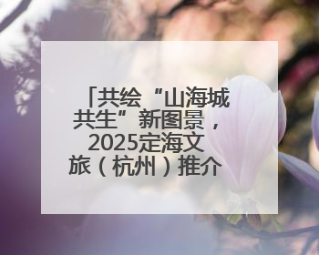 共绘“山海城共生”新图景，2025定海文旅（杭州）推介会举行