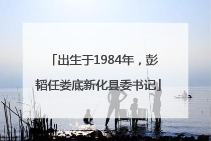 出生于1984年，彭韬任娄底新化县委书记