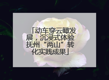 动车穿云瞰发展，沉浸式体验抚州“两山”转化实践成果