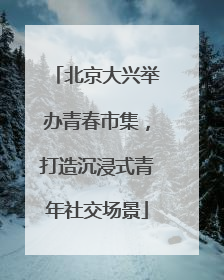 北京大兴举办青春市集，打造沉浸式青年社交场景