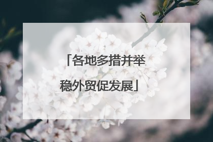 各地多措并举稳外贸促发展