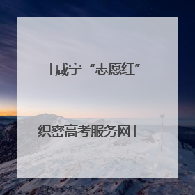 咸宁“志愿红”织密高考服务网