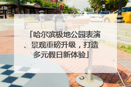 哈尔滨极地公园表演、景观重磅升级，打造多元假日新体验