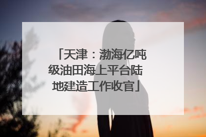 天津：渤海亿吨级油田海上平台陆地建造工作收官