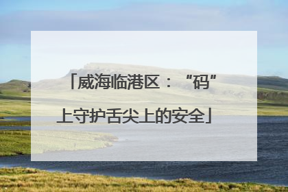 威海临港区：“码”上守护舌尖上的安全