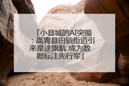 小县城的AI突围：高青县田镇街道引来星途旗航 成为数据标注先行军