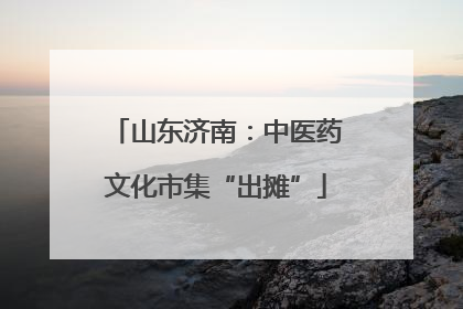 山东济南：中医药文化市集“出摊”