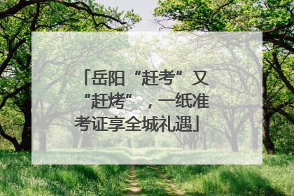 岳阳“赶考”又“赶烤”，一纸准考证享全城礼遇