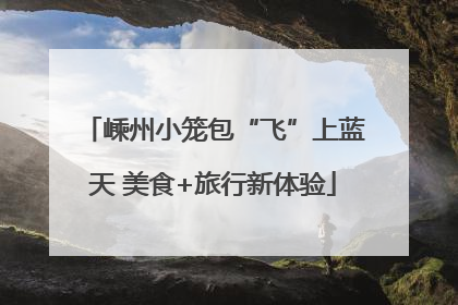 嵊州小笼包“飞”上蓝天 美食+旅行新体验