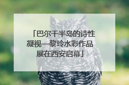 巴尔干半岛的诗性凝视—黎玲水彩作品展在西安启幕