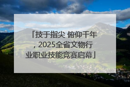 技于指尖 俯仰千年，2025全省文物行业职业技能竞赛启幕