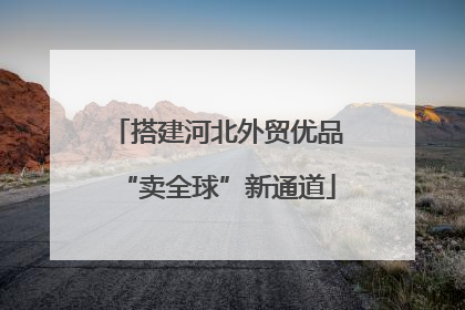 搭建河北外贸优品“卖全球”新通道