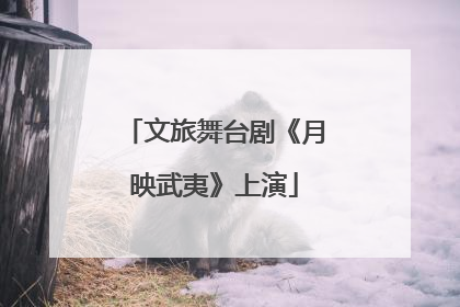 文旅舞台剧《月映武夷》上演