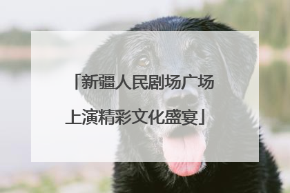 新疆人民剧场广场上演精彩文化盛宴