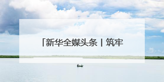 新华全媒头条丨筑牢应对风雨的强大底气