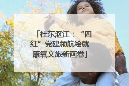 桂东沤江：“四红”党建领航绘就康氧文旅新画卷