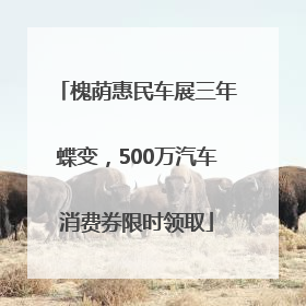 槐荫惠民车展三年蝶变，500万汽车消费券限时领取
