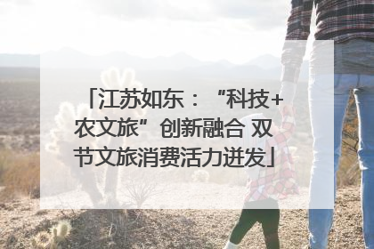 江苏如东：“科技+农文旅”创新融合 双节文旅消费活力迸发