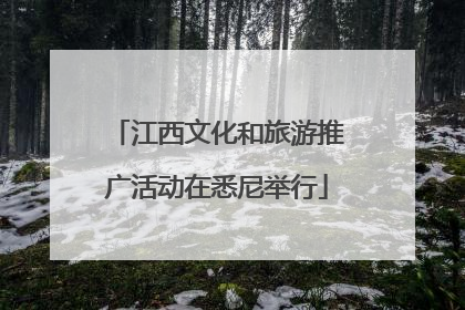 江西文化和旅游推广活动在悉尼举行