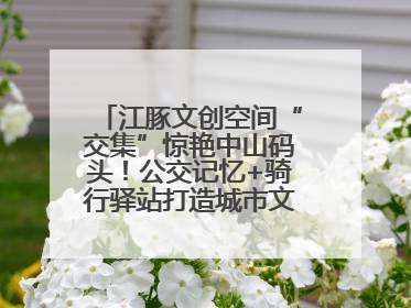 江豚文创空间“交集”惊艳中山码头！公交记忆+骑行驿站打造城市文化新体验
