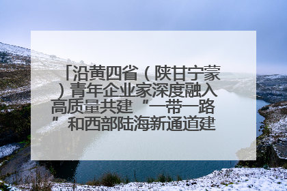 沿黄四省（陕甘宁蒙）青年企业家深度融入高质量共建“一带一路”和西部陆海新通道建设战略合作交流会在甘肃兰州召开