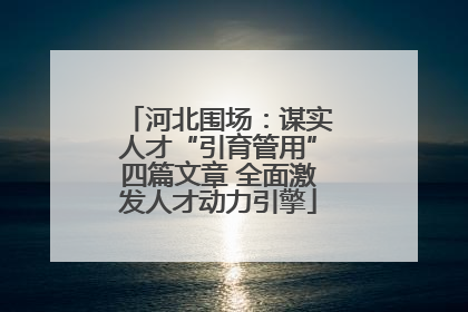 河北围场：谋实人才“引育管用”四篇文章 全面激发人才动力引擎