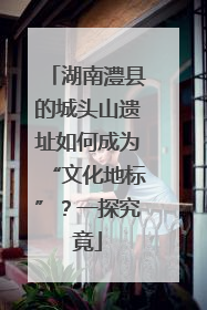 湖南澧县的城头山遗址如何成为“文化地标”？一探究竟