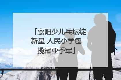 襄阳少儿乓坛绽新星 人民小学包揽冠亚季军