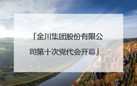 金川集团股份有限公司第十次党代会开幕