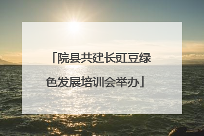院县共建长豇豆绿色发展培训会举办