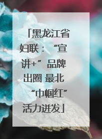 黑龙江省妇联：“宣讲+”品牌出圈 最北“巾帼红”活力迸发
