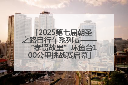 2025第七届朝圣之路自行车系列赛——“孝贤故里”环鱼台100公里挑战赛启幕
