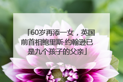 60岁再添一女，英国前首相鲍里斯·约翰逊已是九个孩子的父亲