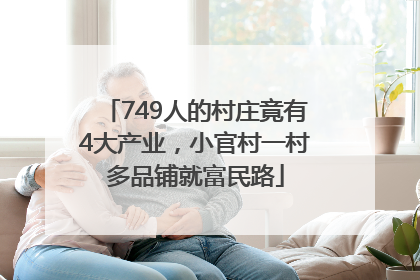 749人的村庄竟有4大产业，小官村一村多品铺就富民路