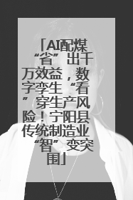 AI配煤“省”出千万效益，数字孪生“看”穿生产风险！宁阳县传统制造业“智”变突围